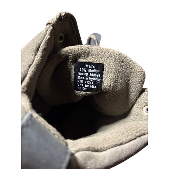 L. L. Bean Boots TEK 2.5 Waterproof green Primaloft Insulated Mens sz 10 - Picture 7 of 8